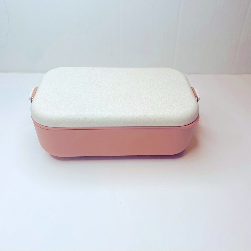 Our Place Pink and White Food Storage Container